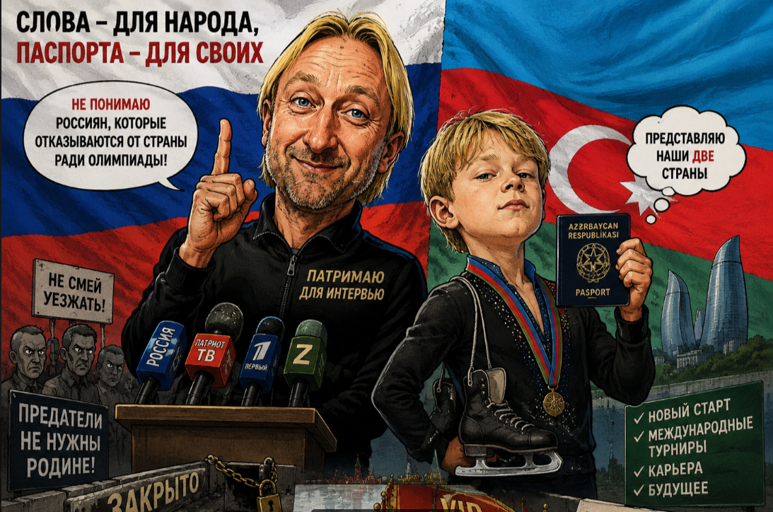 для Плющенко звон монет оказался ближе, чем Родина для Плющенко звон монет оказался ближе, чем Родина
