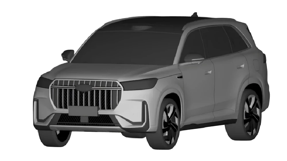  Новый Chery Tiggo 8 показали на патентных изображениях. Что известно об этой модели