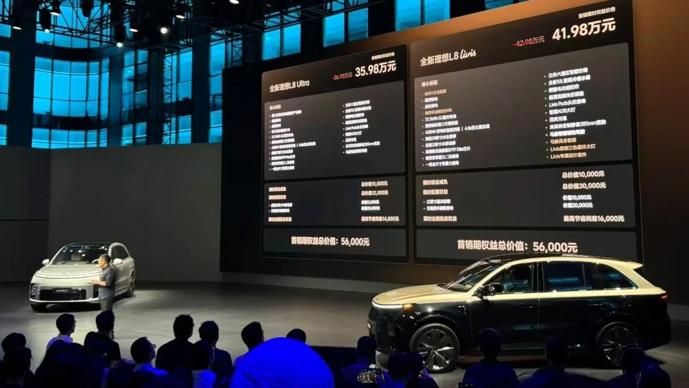  Новый Li Auto L8 вышел на рынок Китая. Этот кроссовер уже сертифицируют в России