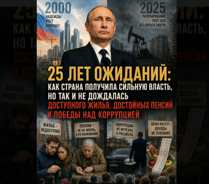 как страна получила сильную власть, но так и не дождалась доступного жилья, достойных пенсий и победы над коррупцией
